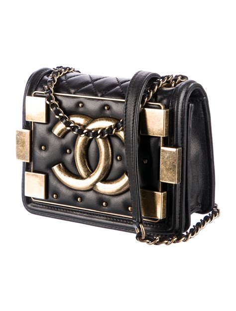 chanel studded boy brick bag|chanel bag review.